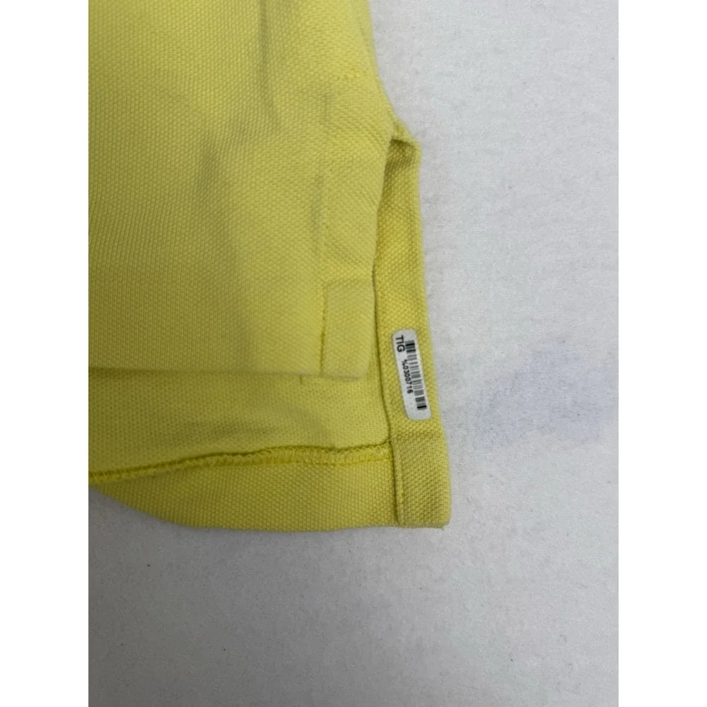 Polo Ralph Lauren Light Yellow‎ Men's Large Short Sleeve Embroidered Golf 0040
